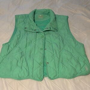 FP Movement by Free People Mint Quilted Vest